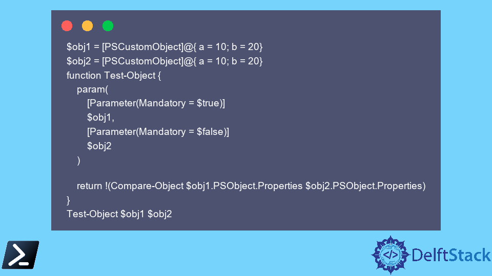 determine-if-two-objects-are-identical-in-powershell-delft-stack